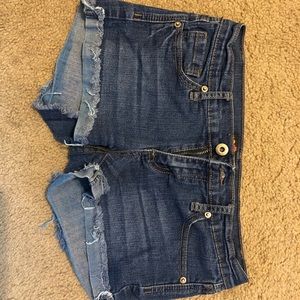 Denim shorts